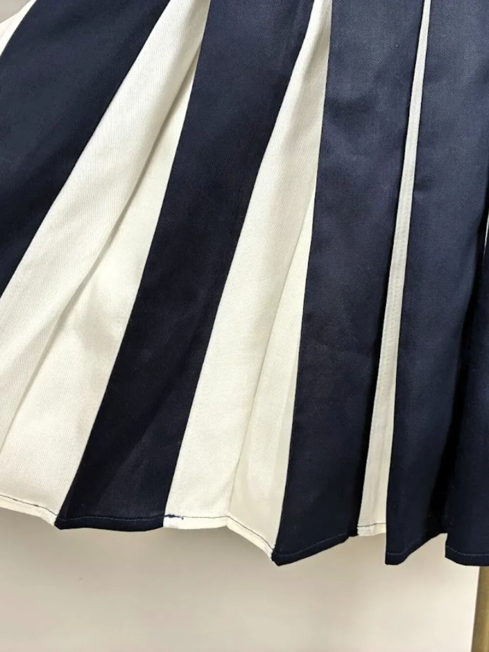 NWT Tuckernuck Liza Pleated Knit Shift Mini Dress Navy White Stripe XXL Plus 2X